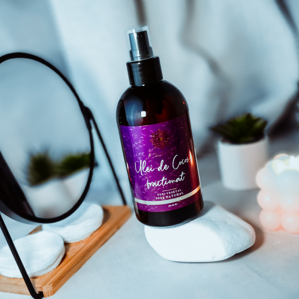 Ulei de Cocos Fractionat / Caprilis, FLORY, in ambalaj 250 ml.