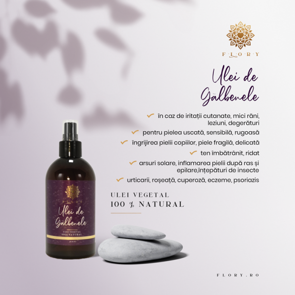 Ulei de Galbenele, FLORY, in ambalaj 250 ml.