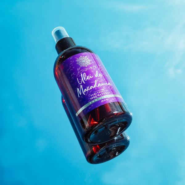 Ulei de Macadamia Bio Virgin, FLORY, in ambalaj 250 ml.