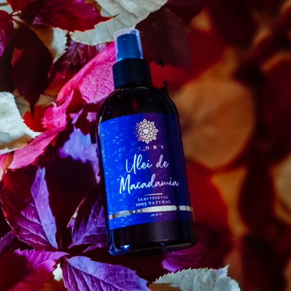 Ulei de Macadamia Bio Virgin, FLORY, in ambalaj 250 ml.