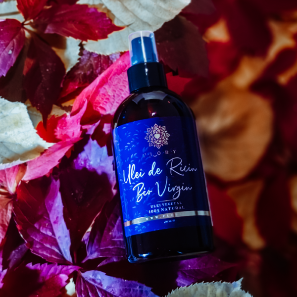 Ulei de Ricin Bio Virgin, FLORY, in ambalaj 250 ml.