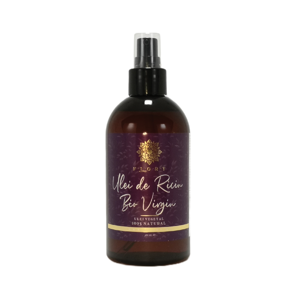 Ulei de Ricin Bio Virgin, FLORY, in ambalaj 250 ml.